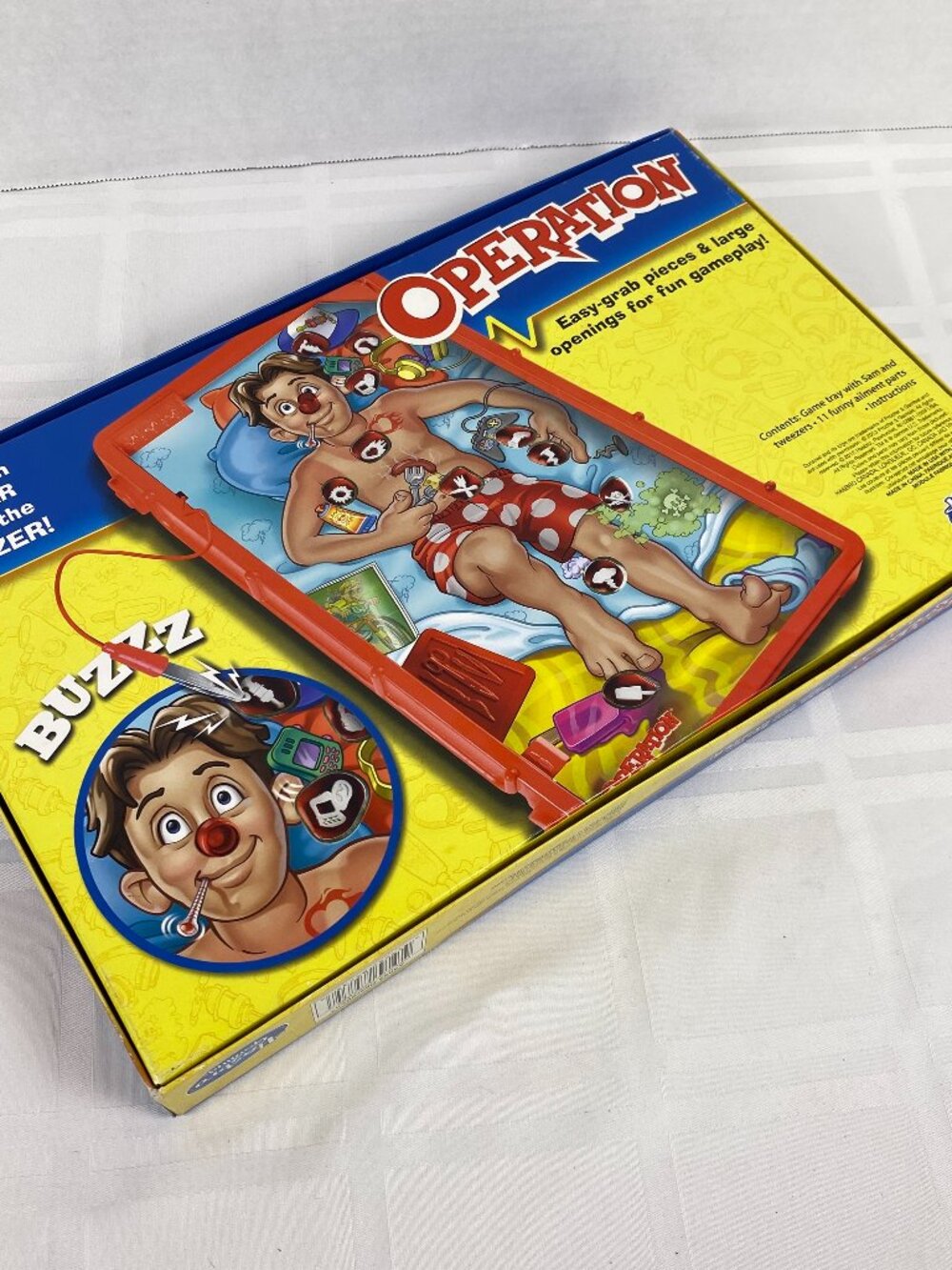 Hasbro Operation 2012 Board Game. Large Openings Easy Grab Pieces - Picture 2 of 5